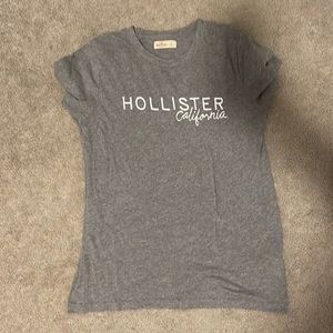 Hollister womens tee•Large•grey
